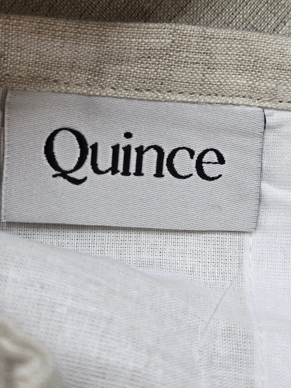 QUINCE Set Of 2 48x96 European Linen Curtains Flax 0053